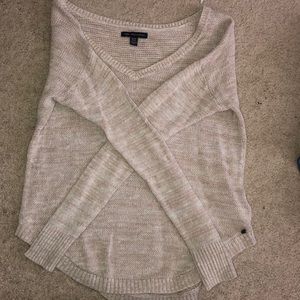 Cream knit sweater